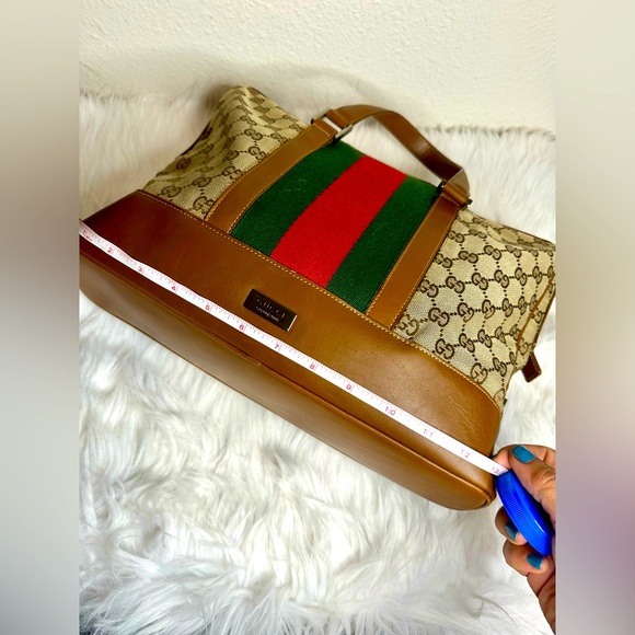 Gucci Limited Edition Sherry Line Boston Bag Brown - Picture 12 of 16